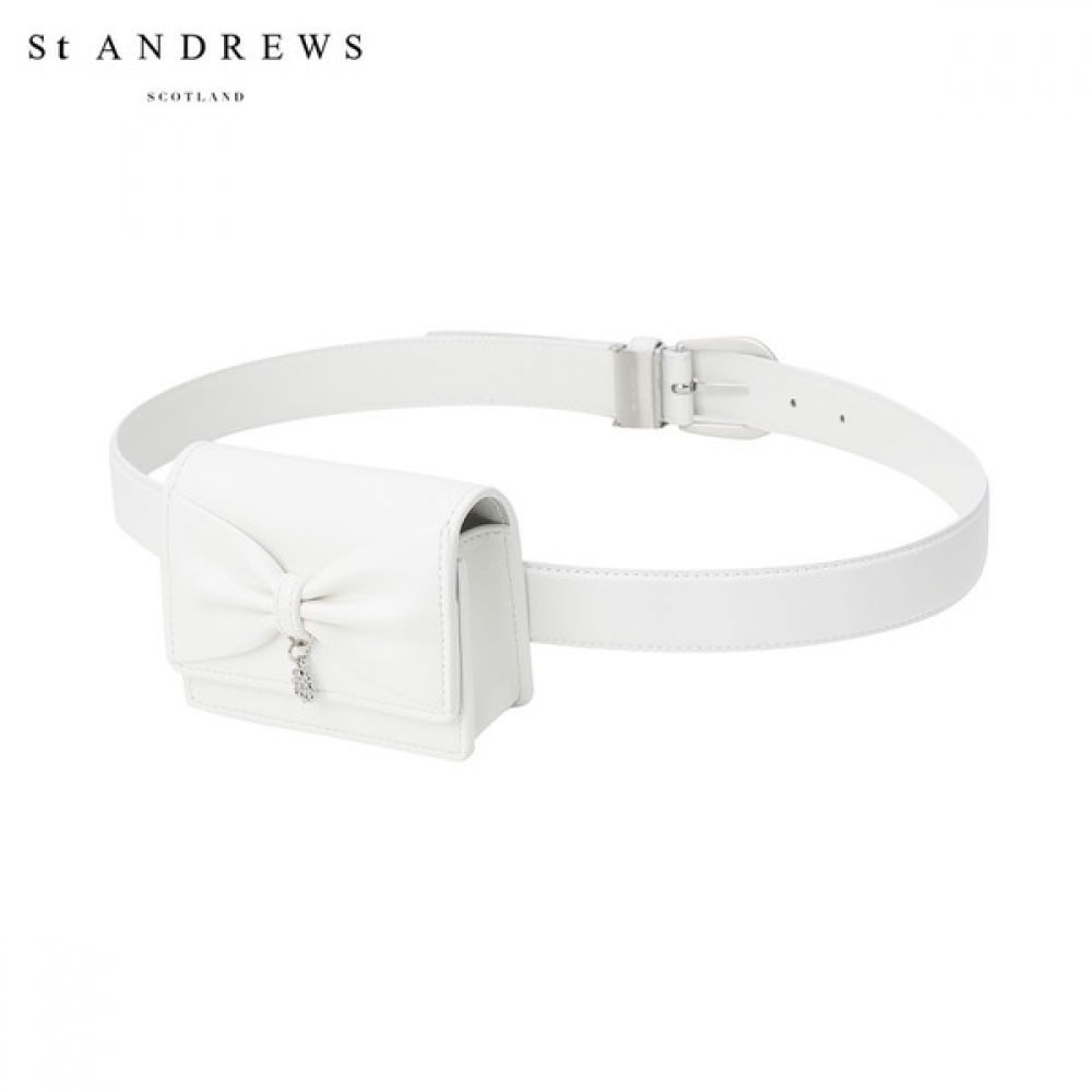 [セントアンドリュース] 女性用リボンベルトポーチバッグ