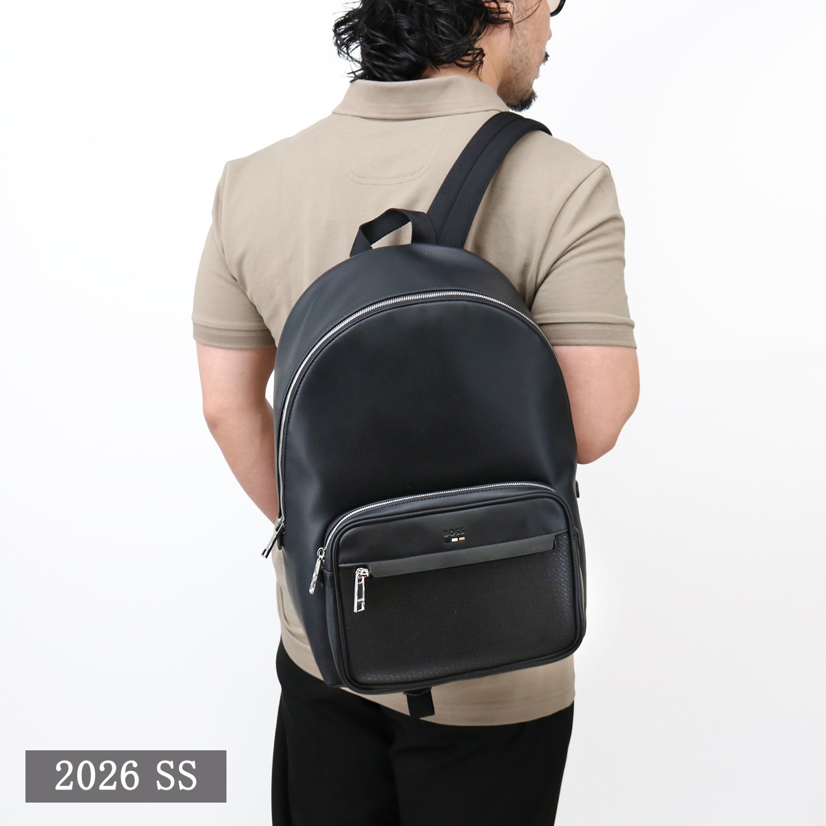 バックパック 50563080 Ray MP Backpack フロントポケット リュック デイパック A4収納可能 フェイクレザー 旅行 通勤 通学 スポーツ メ