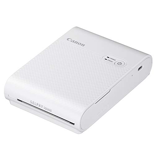 色：ホワイト Canon スマートフォン用プリンター SELPHY SQUARE QX10 ホワイト