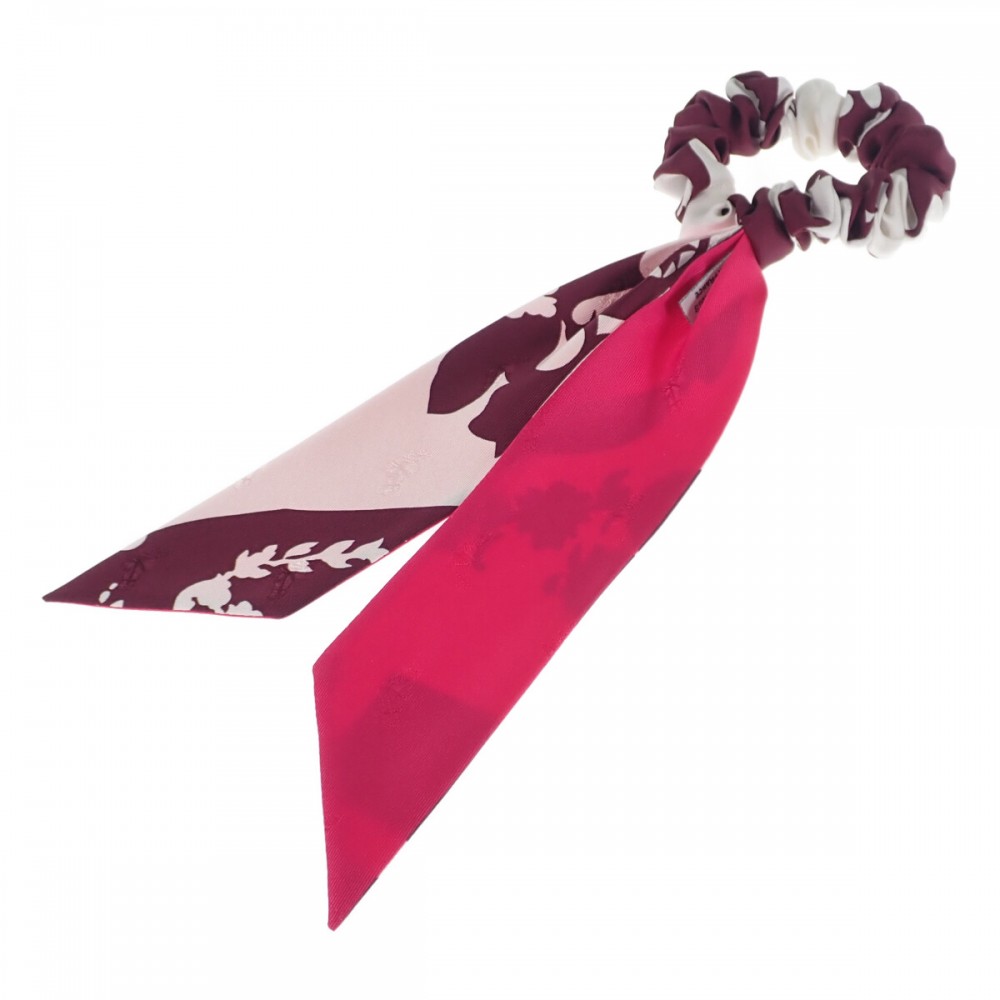 シュシュ ベッラ ヘアアクセサリー シルク パープル レディース【Aランク】