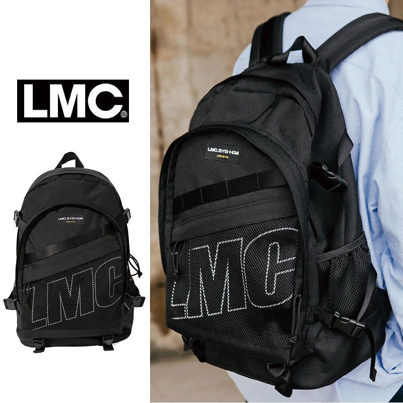 [LMC] 9種類 BACKPACK ブラック リュック 韓国 通学 バッグ バックパック大容量 A4 レディース メンズ 韓国ファッション
