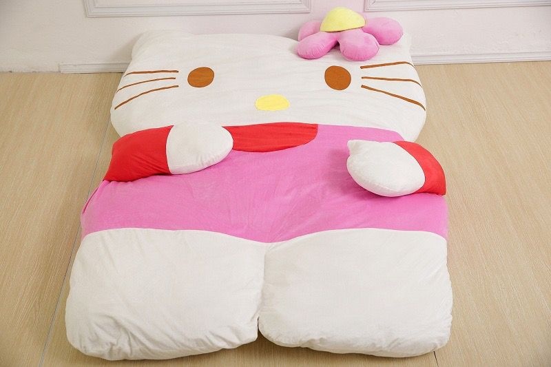 Qoo10] キャラクターマットレスハローキティ怠け者 : 寝具・ベッド