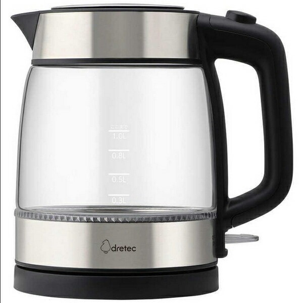 ガラスケトル エルダー 1.0L ブラック PO-161BK