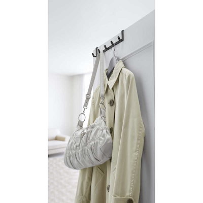 他サイト： 山崎実業　ドアハンガースマート ワイド ブラック　07650の商品画像