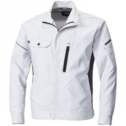 桑和 3012-00 長袖ブルゾン Mサイズ シルバーグレー(22) SOWA