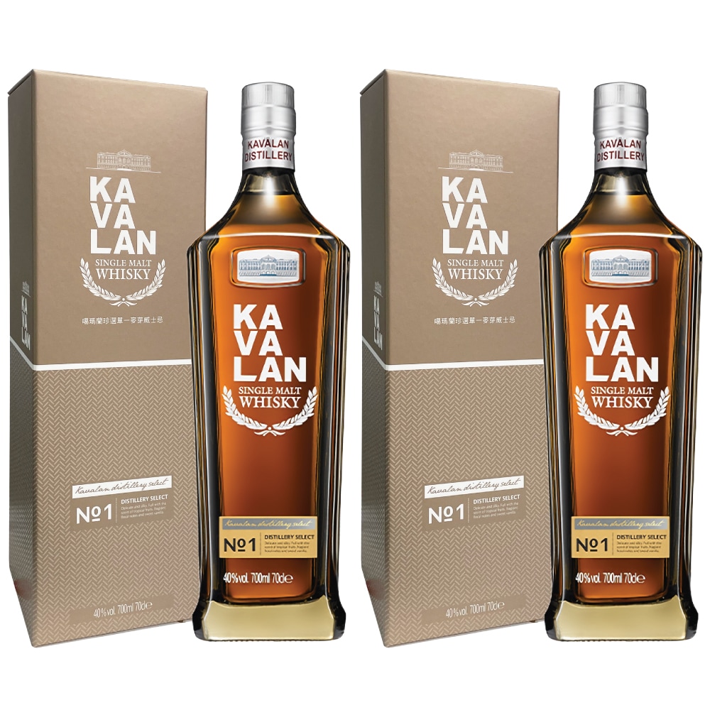 カバラン ディスティラリーセレクト No.1 2本セット 700ml / ギフトBox入り 台湾ウィスキーの定番 Kavalan Distillery Select No.1