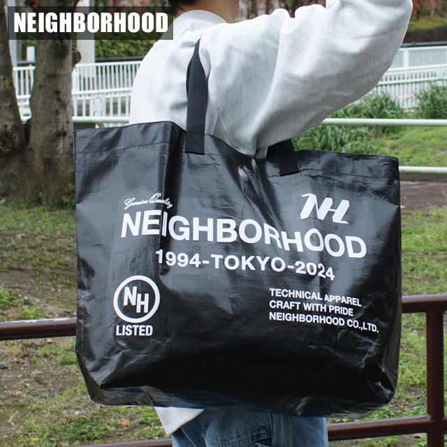 ネイバーフッド NEIGHBORHOOD LOGO FLEXIBLE BAG-L ショッピングバッグ エコバッグ 241MYNH-CG05 277-006037-011