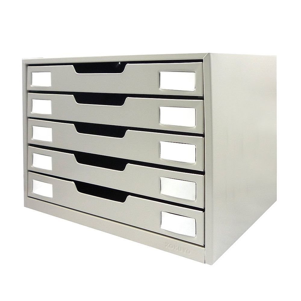 レターケース スチール引き出し A4 横 5段 LC-Y5M