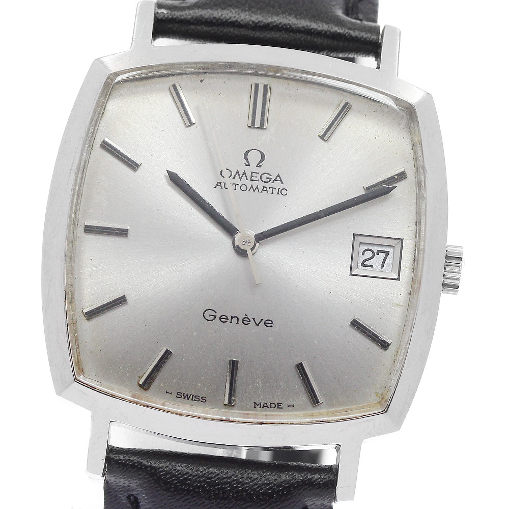 オメガ OMEGA 162.0052 ジュネーブ スクエア デイト cal.1012 自動巻き メンズ _961187【中古】