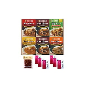 【即日発送】coco壱番屋レトルトカレー 5種 6袋　福神漬け お吸い物6袋　豪華よりどりセット