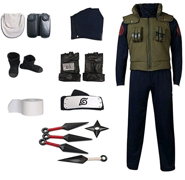 ナルトナルトコスプレコスチューム額靴クナイドラッグレースコスチューム（M）