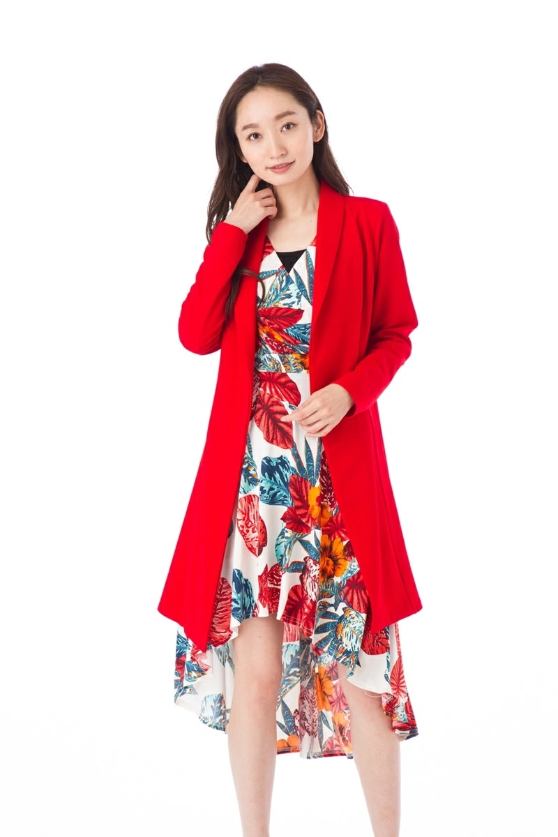 ファス(FAS)ジャケット T1 T2 T3 T4サイズ レディース 長袖 ミドル丈 上品 Fille A Suivre