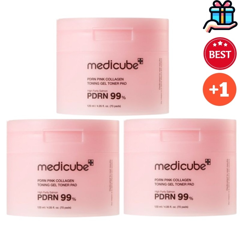 [シミケア2+1] PDRN ピンクコラーゲン トーニングジェル トナーパッド 70枚×3個 大容量企画セット 拭き取り化粧水 シミ取り しみ 超密着 冷感 鎮静 トーンアップ 韓国スキンケア 8,321円