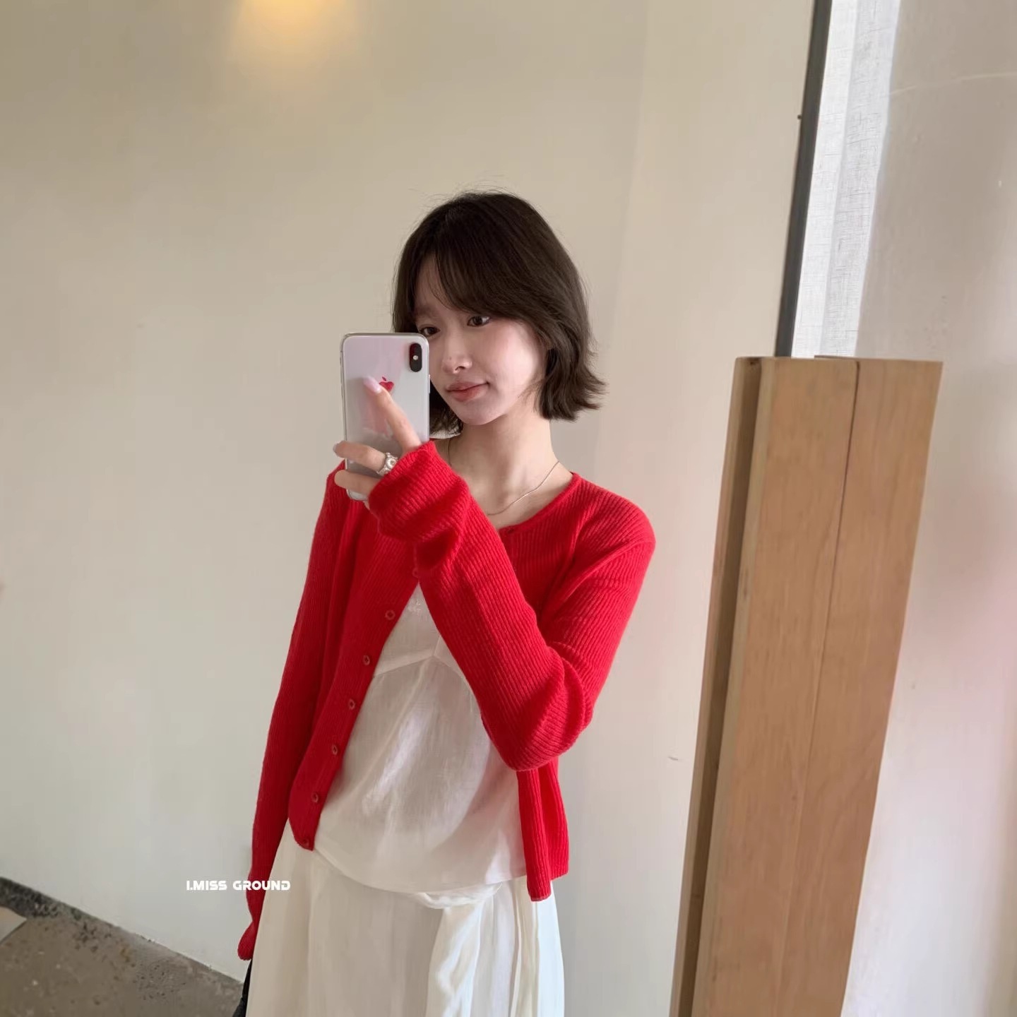 第26弾 初春韓国風シンプルスタイル万能スリムラウンドネック長袖ニットカーディガン レディース R01298