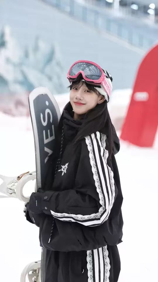 スキーウェア フード付き 防水 ベルベット レース 保温 3L アウトドア パンツ レディースファション ブラック