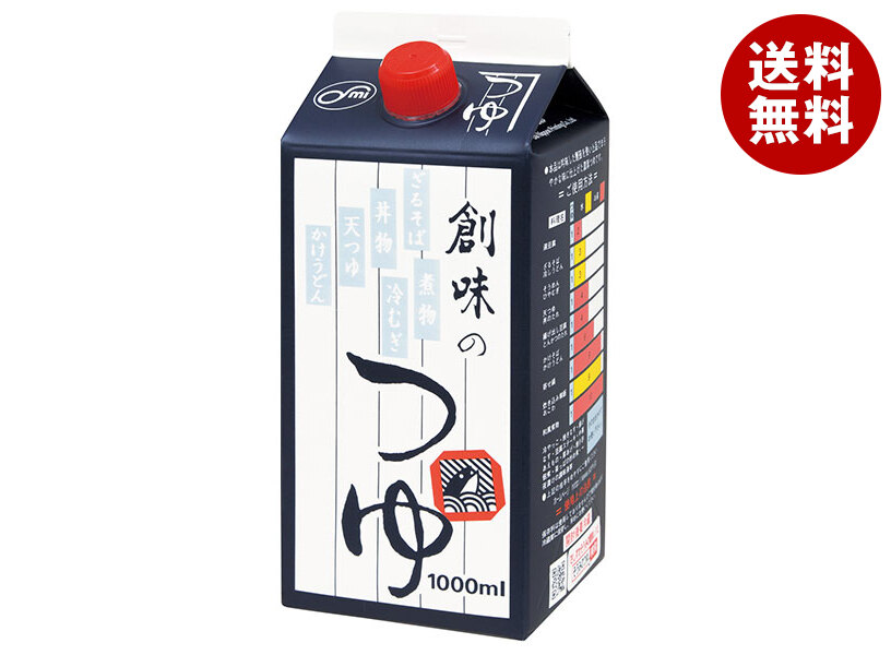 創味食品 創味のつゆ 1000ml紙パック×6本入×(2ケース)