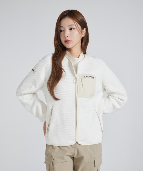 Discovery EXPEDITION Women s jacquard fleece jacket CREA 81