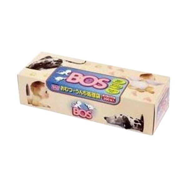 （まとめ） クリロン化成 驚異の防臭袋 BOS 箱型Sサイズ ピンク 1箱（200枚） 5セット
