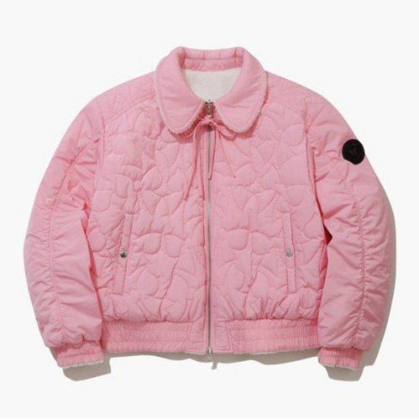 パディング JQS QP422OJKO7-PNK リバーシブル パディング ジャケット PINK