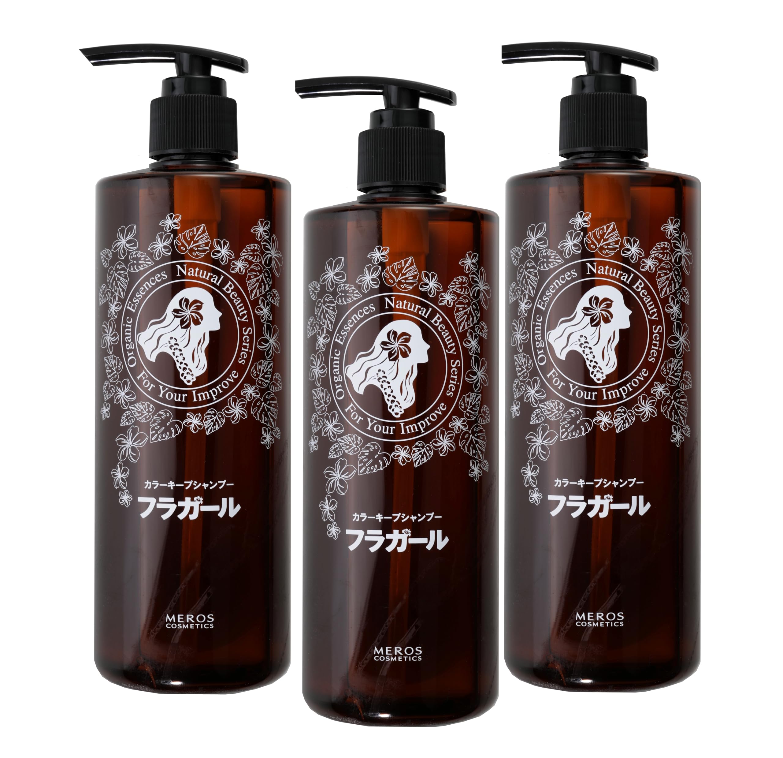 フラガール カラーキープシャンプー3本セット アミノ酸系 ノンシリコン ノンパラベン シリコンフリー アミノ酸 保湿 ツヤ髪 髪色長持ち ヘアカラー カラーケア まとめ買い セット 国内生産 退色防止