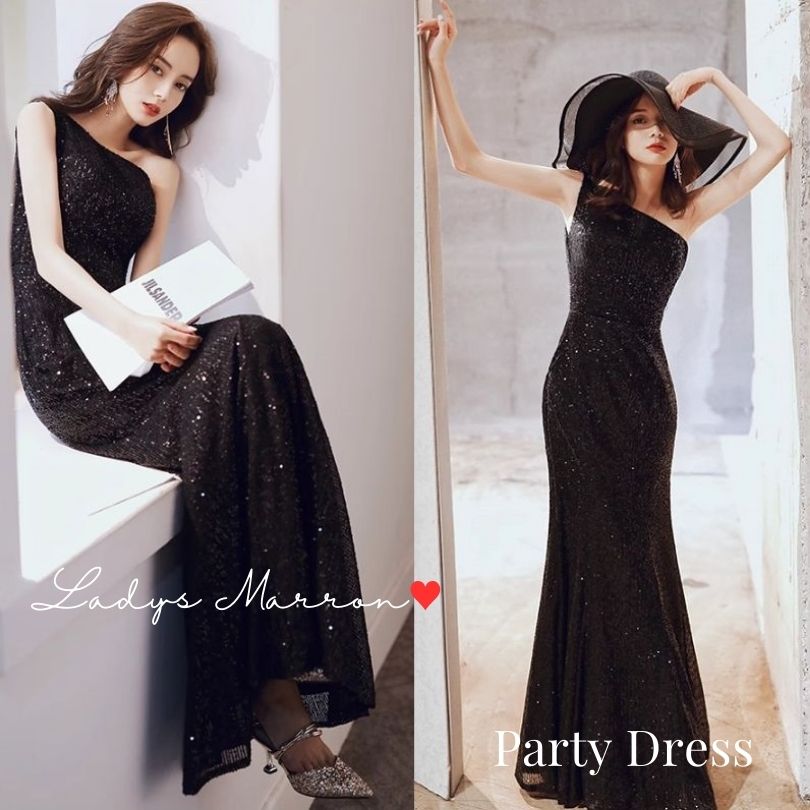 再販未定スパンコールドレス イブニングドレス 黒 チャイナドレス ロングドレス 個性的 マーメードドレス 結婚式お呼ばれドレス パーティードレス 成人式ドレス 超ロング ドレス 演奏会 衣装 ワンショ