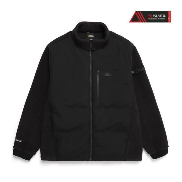 ナオス男性ハイブリッドグースダウンジップアップジャケットN244MFT221