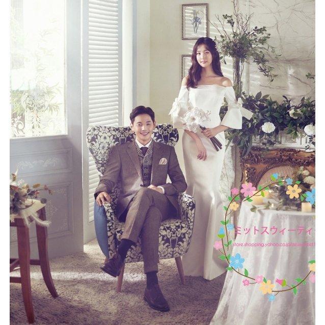 韓国ファッションスレンダードレス スリット マーメイドドレス パーティードレス 結婚式 ファスナー ロングドレス ウェデイングドレス ウエディングドレス 花嫁 二次会ドレス