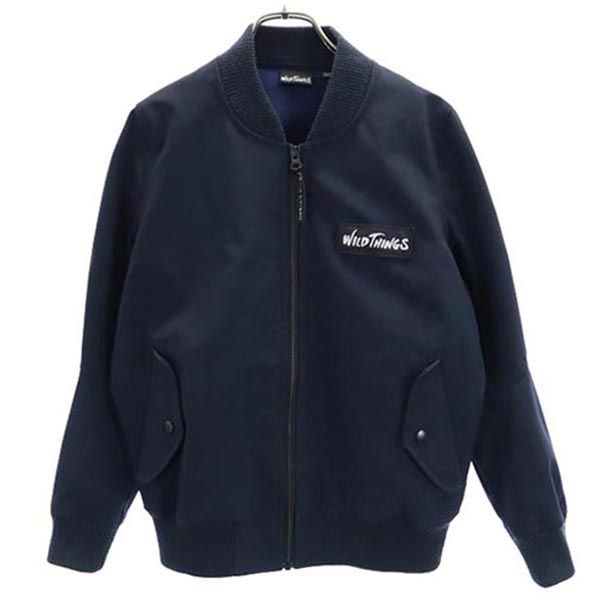 ブルゾン M ネイビー ジャケット レディース