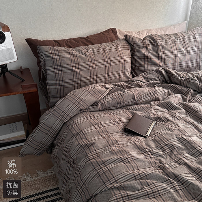 布団カバー 綿100％ シングル 3点4点セット チェック掛け布団カバー 素肌にやさしい かわいい おしゃれ 羽毛布団カバー セミダブル ふとんかばー 敷布団カバー 寝具カバーセット カバーセット ベ 5,322円