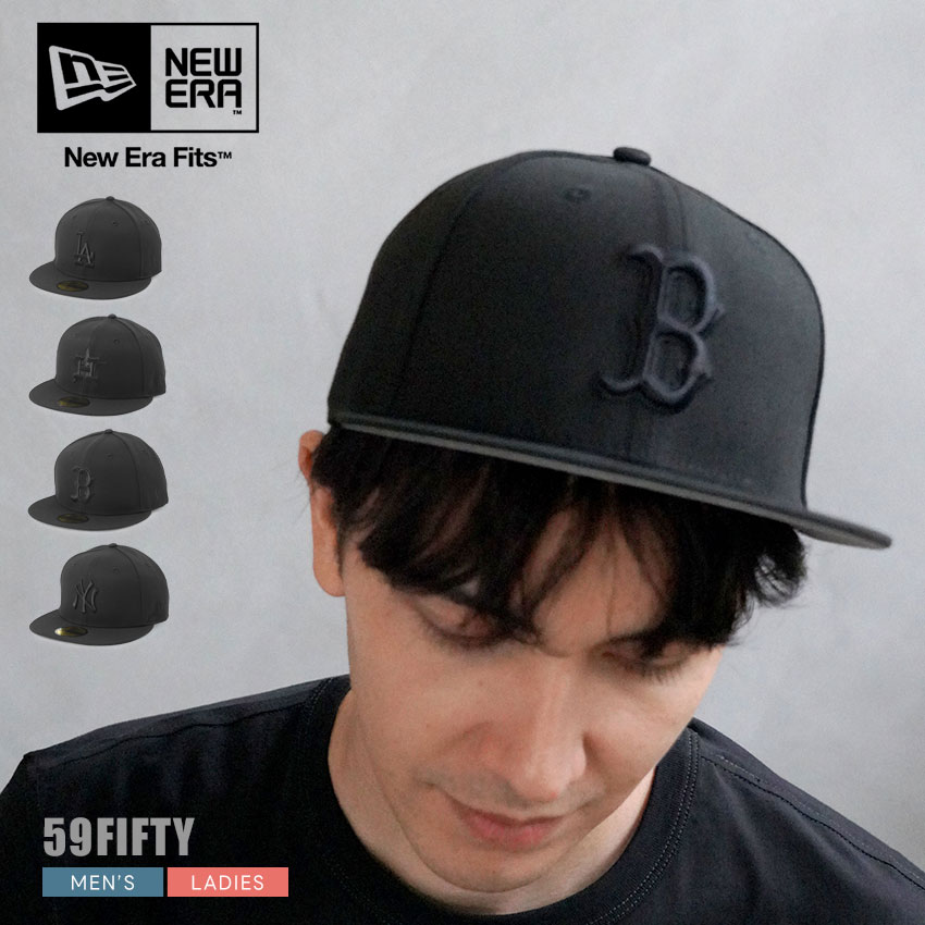 MLB BASIC 59FIFTY BLACK ON BLACK COLLECTION 11591128 11591175 11591150 11591155 レディース メンズ キャップ 5,676円