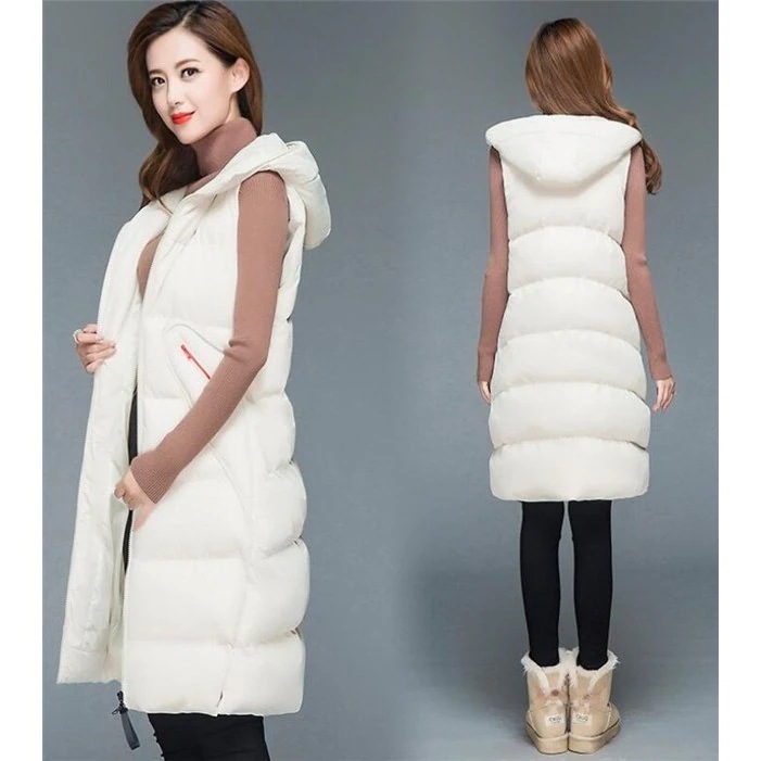 中綿ベスト レディース フード付き ダウンベスト ロング丈 ロングコート ダウンコート 秋 冬 アウ 4,224円