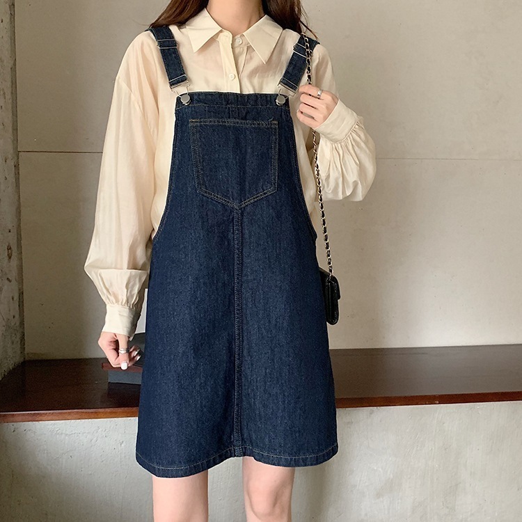 レトロ風 ワンピース ノースリーブ 春 夏 秋 きれいめ カジュアル かわいい デニムワンピース ジャンパースカート サロペット デニムスカート ショート ショート丈 膝丈 ひざ丈 膝上 スクエアネッ