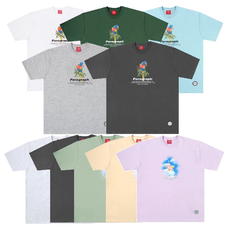 PARA 21SS Smile Bebe Short/Parrot short T-shirt