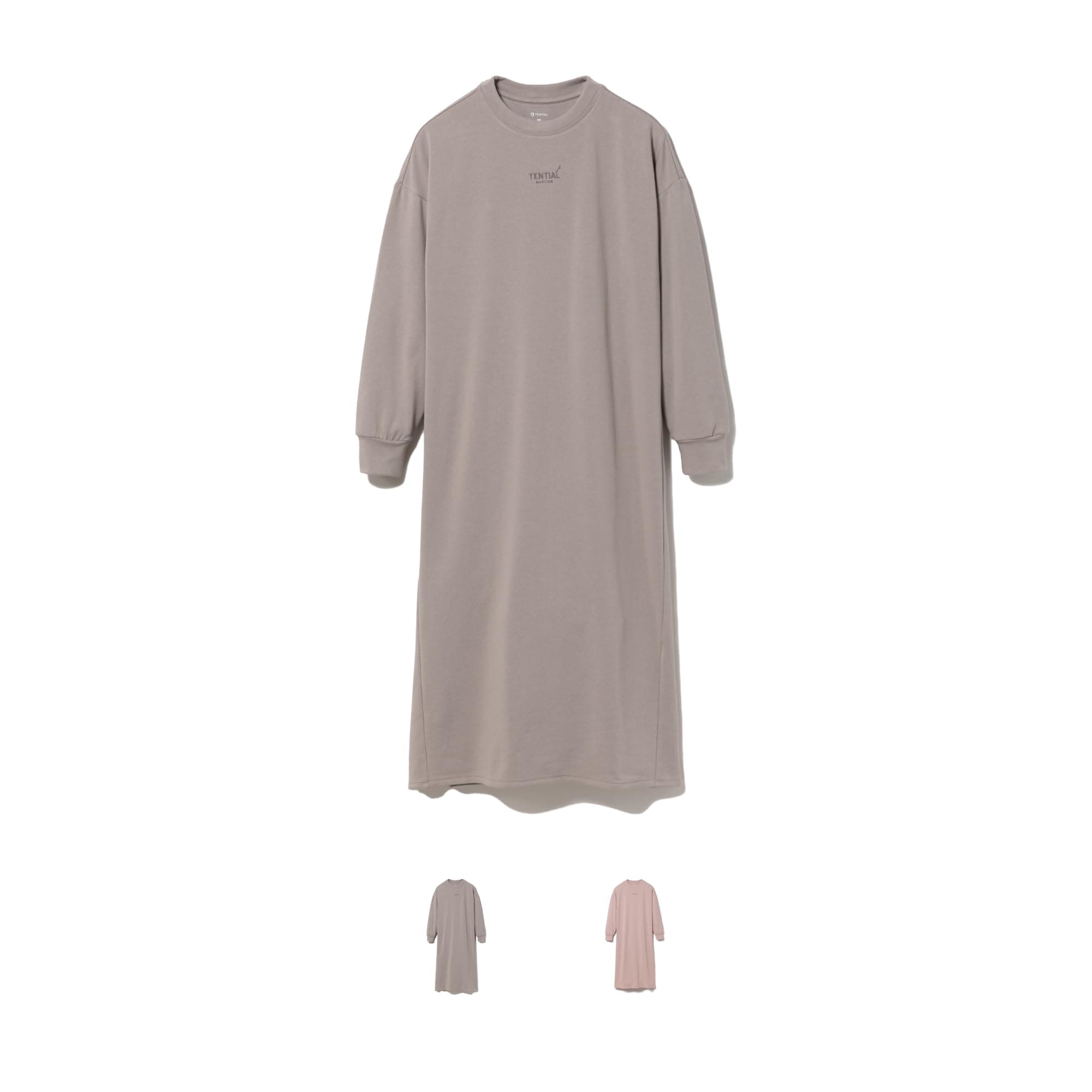 [TENTIAL] テンシャル BAKUNE Ladies [ バクネ レディース ] 秋冬 スウェット チュニック リカバリーウェア レディース ブラウン S