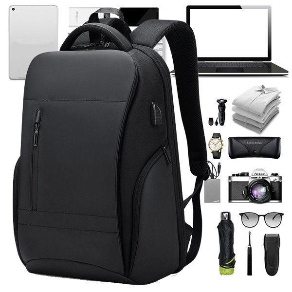 【即納】ビジネスリュック メンズ ブランド リュック ビジネスバッグ 大容量 防水 USB充電ポート 自転車 通勤 通学 リュックサック バックパック ディパック