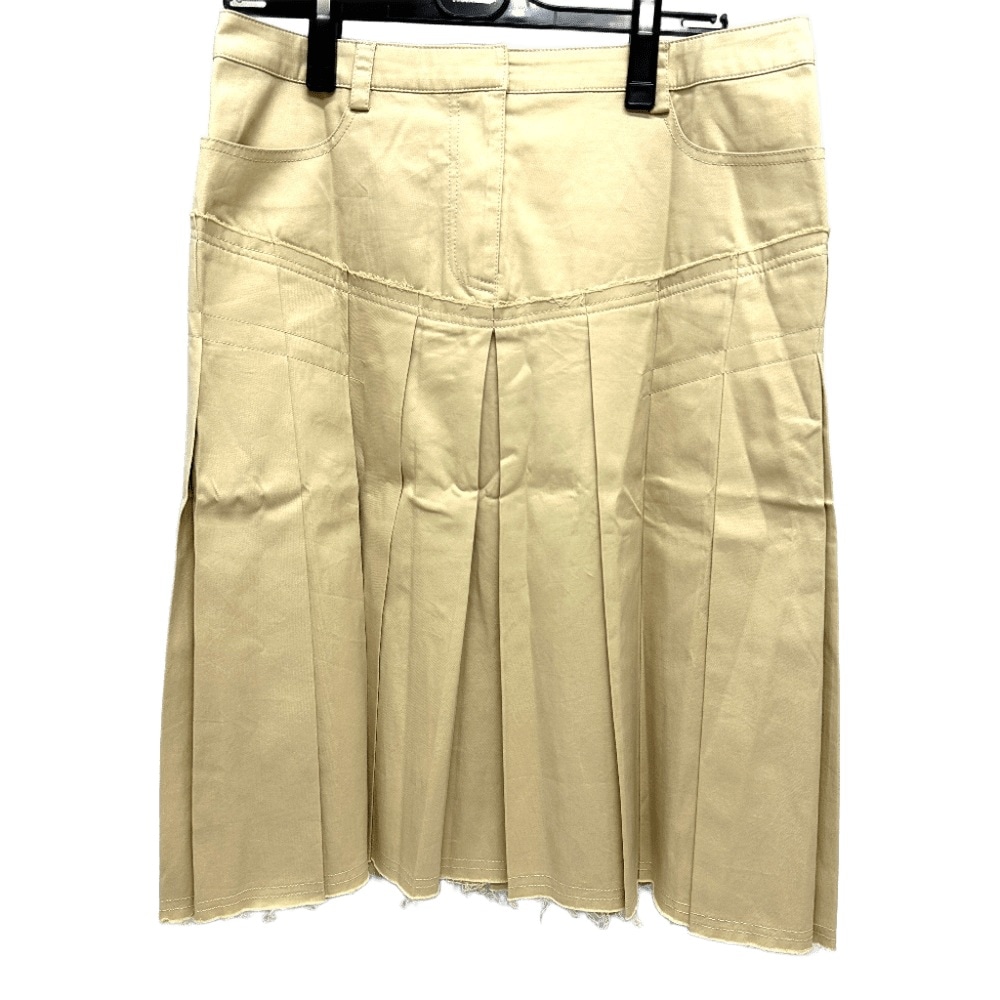 ANTEPRIMA アンテプリマ スカート ひざ丈 ボトムス プリーツ アパレル ベージュ