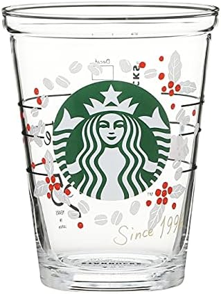 コレクタブルコールドカップグラスコーヒーチェリー　スターバックス日本上陸25周年記念