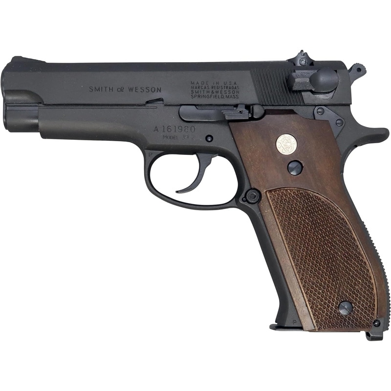 マルシン M39 ブラックヘビーウエイト 木目調プラグリップ 発火モデルガン 完成品 9mmアルミカート仕様