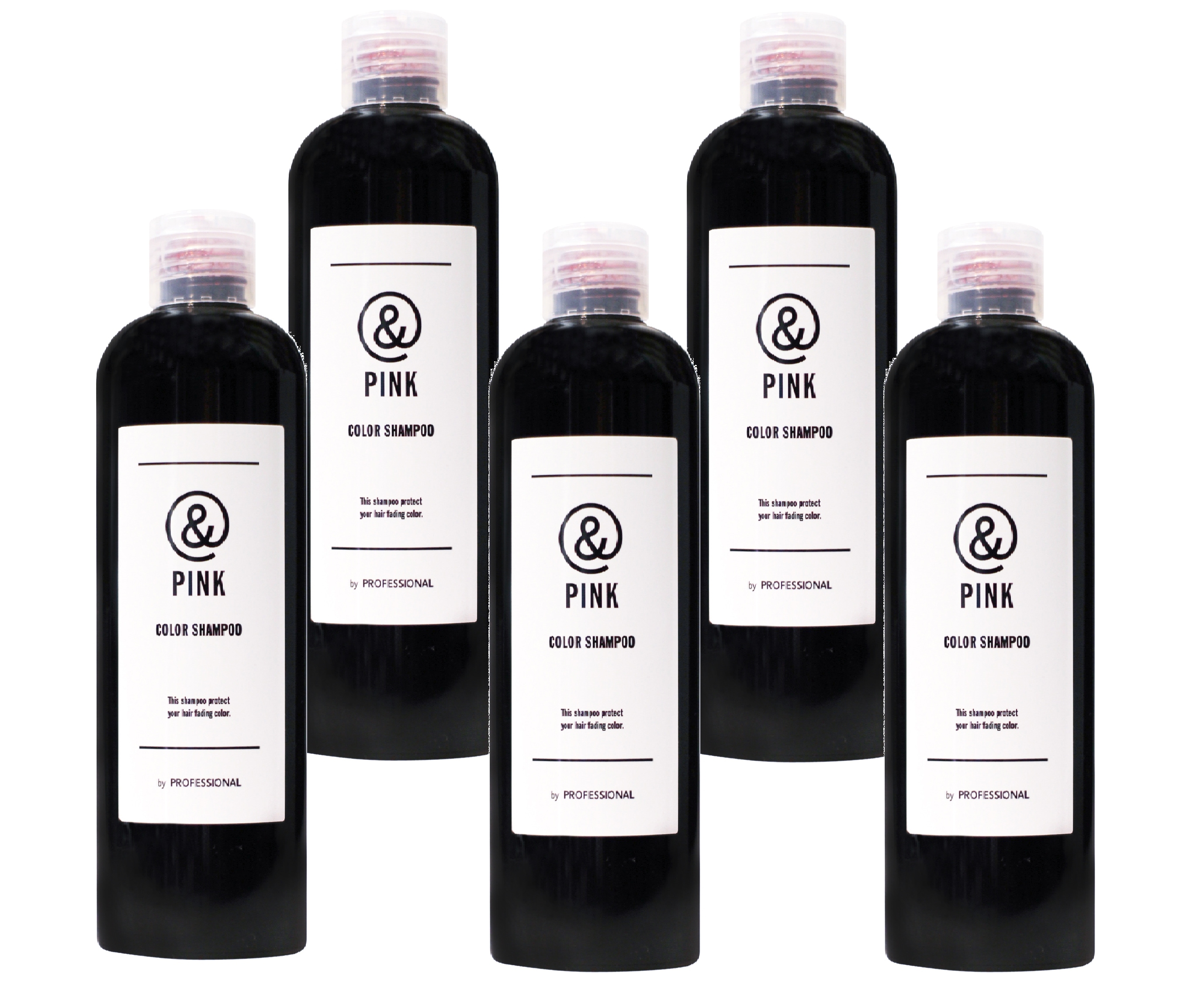 & シリーズ ピンクシャンプー　オーガニックハーブエキス配合 240ml（お得な5本セット）