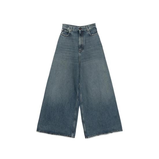 BALENCIAGA Women Denim Pants 872174 TUW58 4129 BLUE