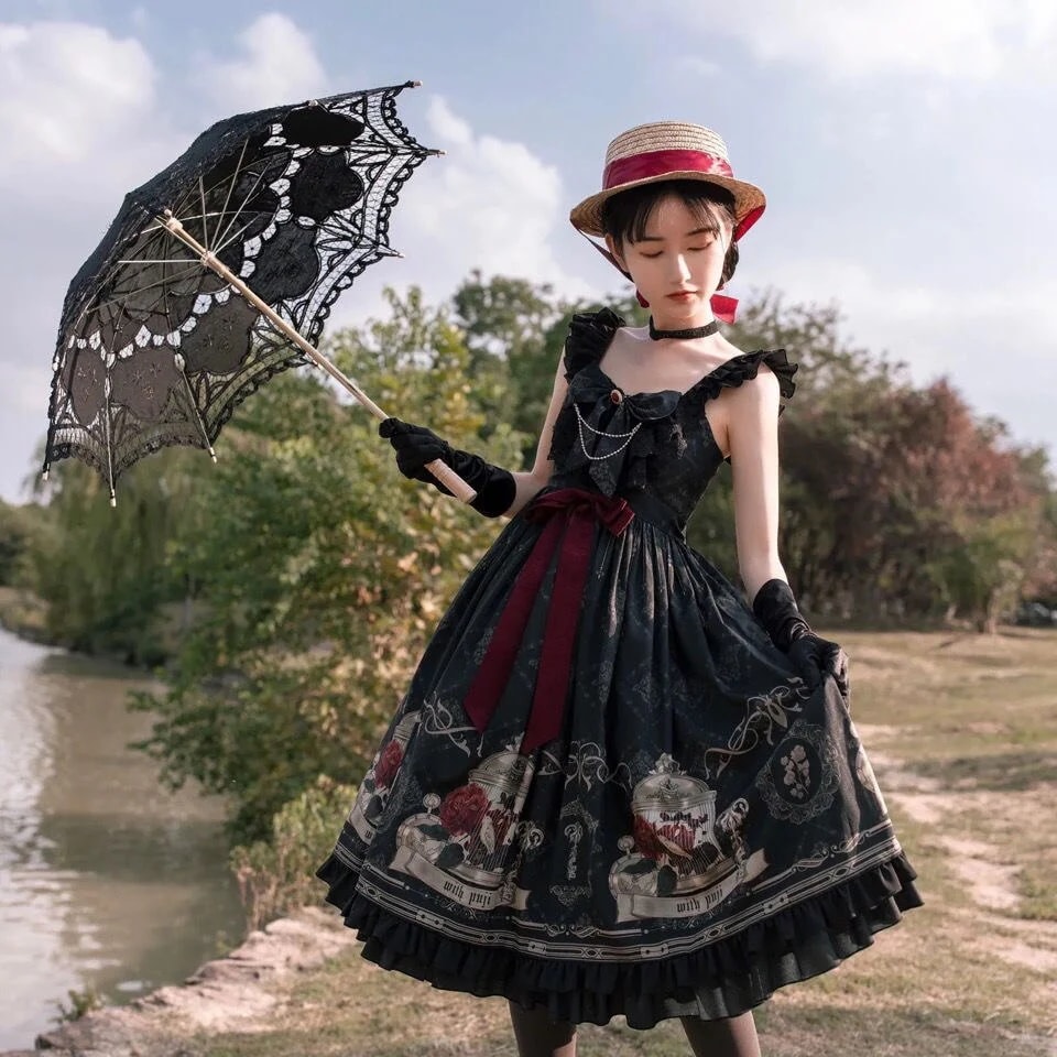 かわいいロリ古風改良少女ワ 新品春夏秋冬はみんな着られる二次元かわいい新作公主 スーツ ハロウィン 2024年新作入荷コスプレ30%までに制限