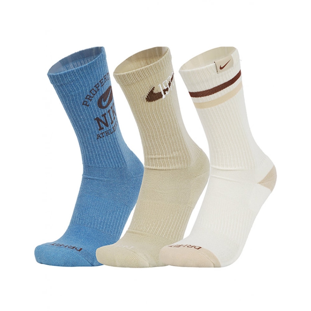 ナイキスポーツソックスエブリデイクッションクルーソックス 3 パック