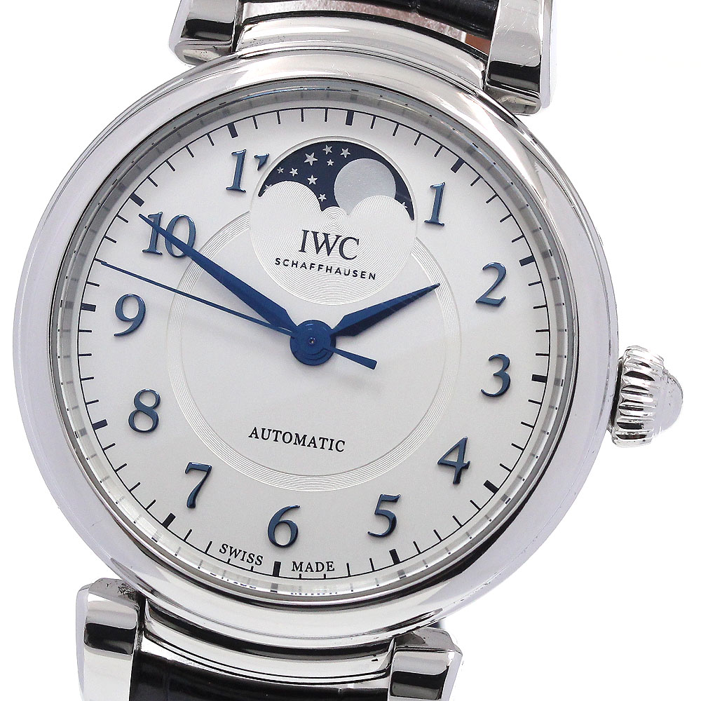 IWC SCHAFFHAUSEN IW459306 ダ・ヴィンチ ムーンフェイズ 自動巻き メンズ 箱・保証書付き_861385【中古】