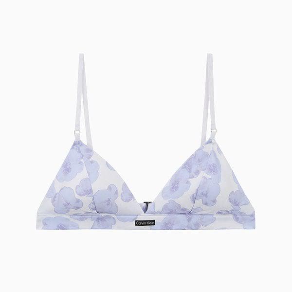 26SS CK 女性 サテン AF トライアングル ブラレット (QF8392AD-0BR)