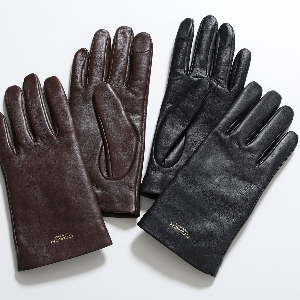 COACH コーチ グローブ NEW YORK TECH GLOVE CCN07 レディース 手袋 ラムレザー タッチパネル対応 アームウェア カラー2色