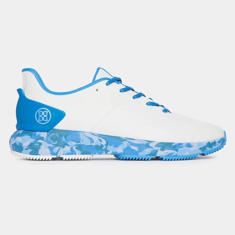 メンズゴルフシューズ スパイクレス ホワイト スカイ スニーカー 練習靴