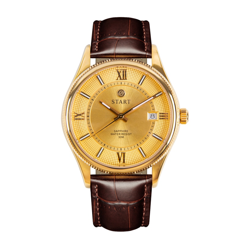 ファッショナブルなメンズ腕時計スイス輸入ムーブメントクォーツメンズ腕時計発光ローマダイヤル防水日付機能