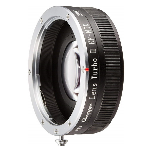 中一光学 Lens TurboII EF-NEX [フォーカルレデューサー マウントアダプター(キヤノンEFマウントレンズ ソニーNEX/α.Eマウント)]