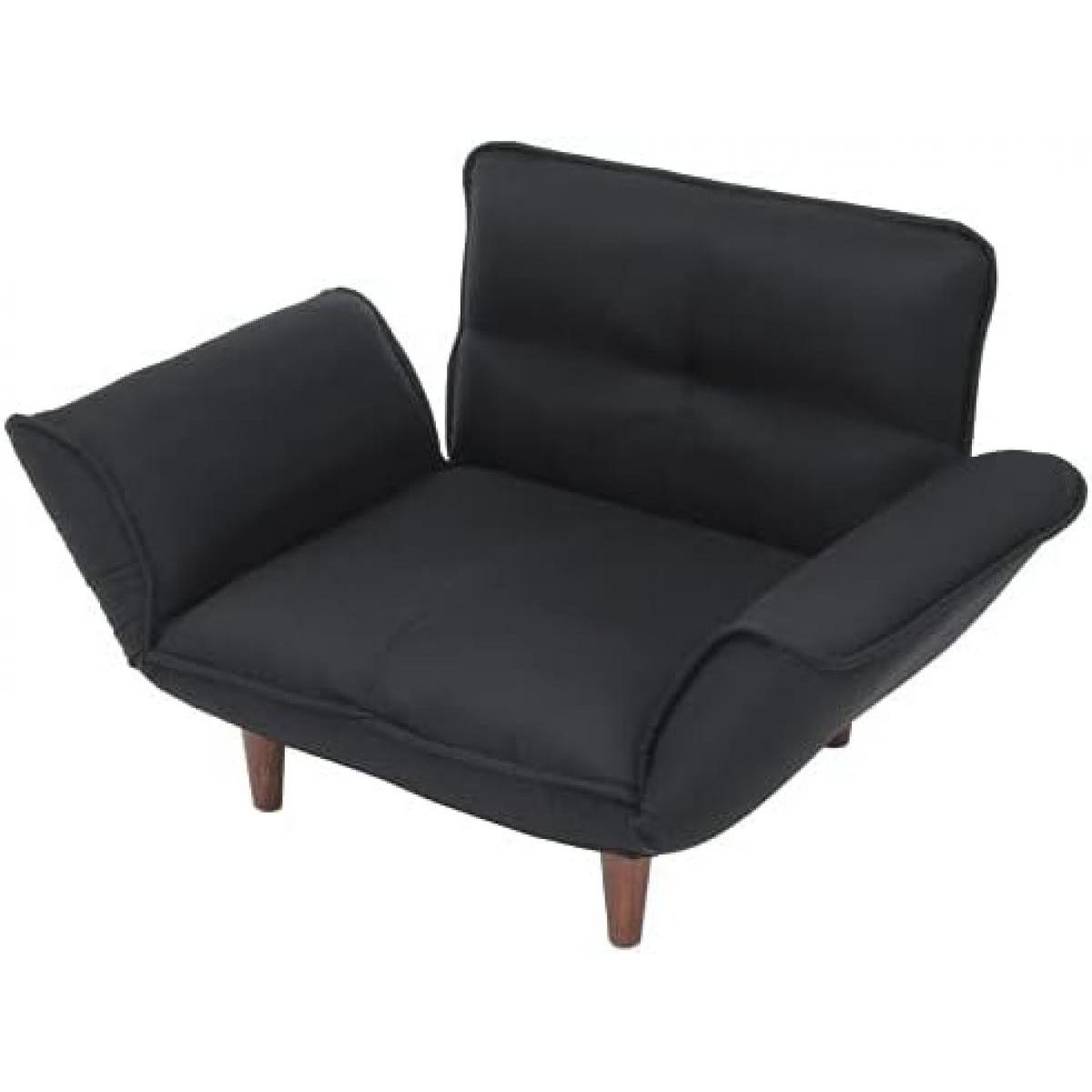 【I】セルタン CELLUTANE 1人掛け カウチソファ ダリアン ブラック 日本製 リクライニング ソファ リビング 【受注生産品】A282p-564BK【代引不可/沖