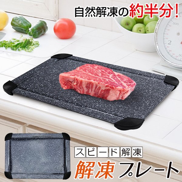 Qoo10] 送料無料 ! 解凍プレート 時短 スピー : キッチン用品